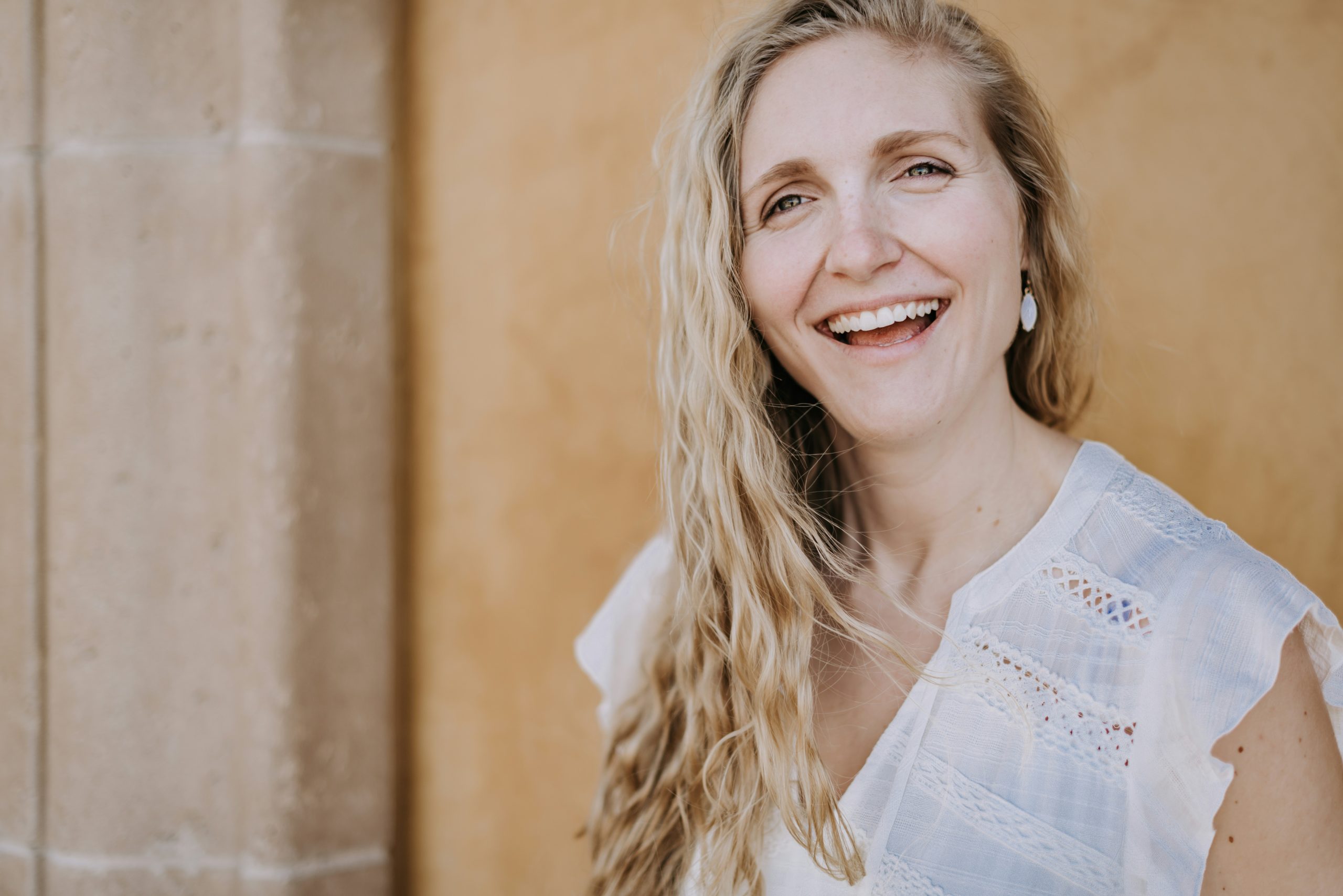 Smiling older Sober woman. Sober living for women, life after addiction